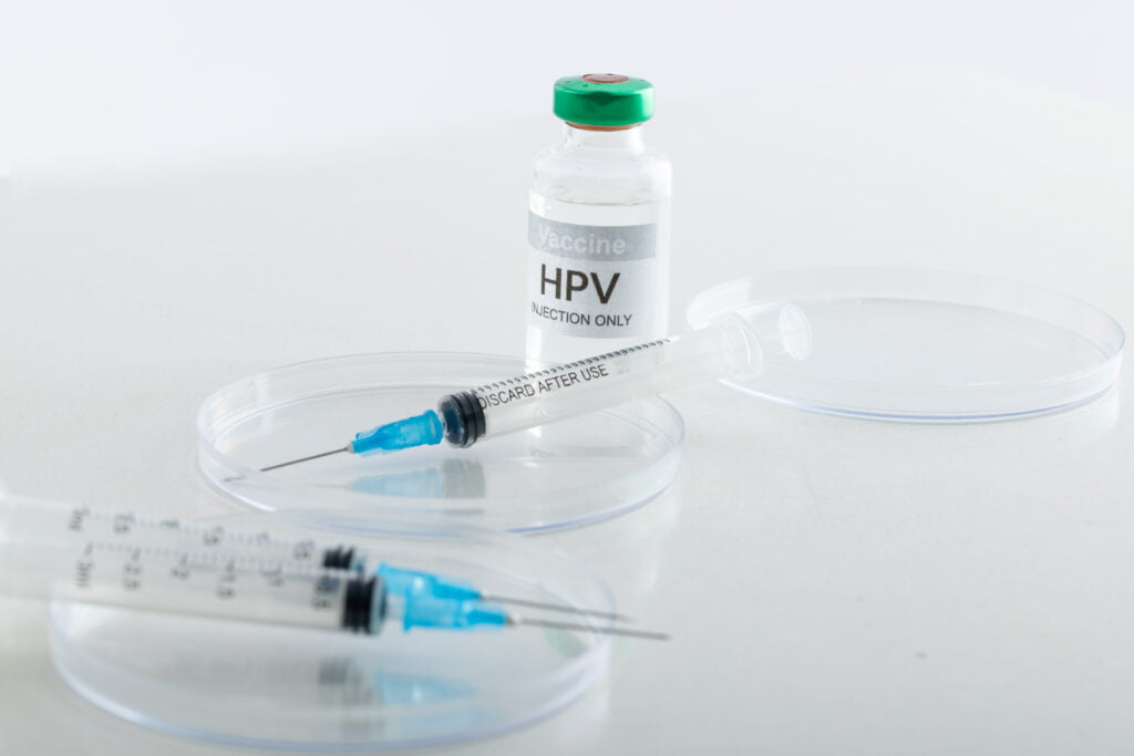 composition of hpv vaccine vial and syringes on wh 2023 11 27 05 36 02 utc